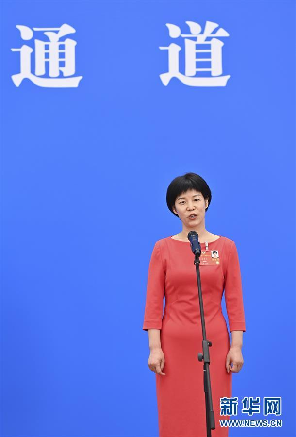 (两会·XHDW)(3)接受采访