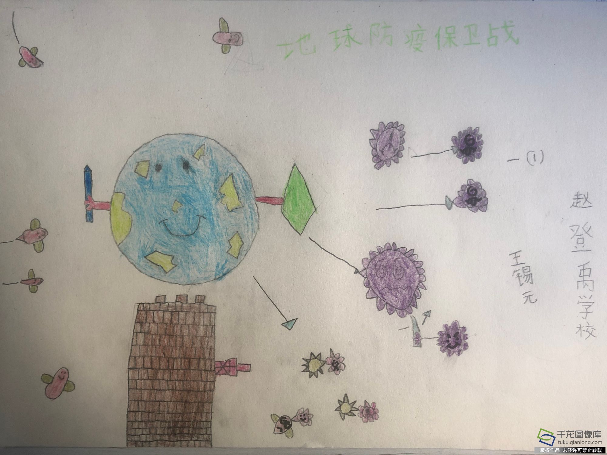 防疫抗疫 从我做起|北京市赵登禹学校王锡元：地球防疫保卫战