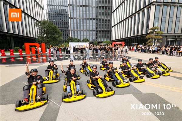 小米举办九号卡丁车pro兰博基尼版体验活动高管率全员开心试驾