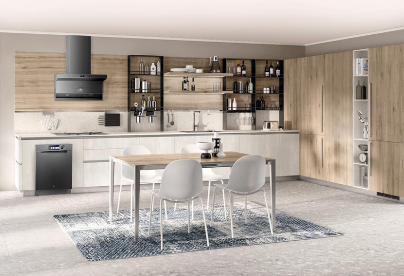 mk致力于打造有现代意式风格特色的高品质智能整厨电器,追求为用户