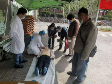 20210512永定路街道：为群众办实事，社区卫生服务站停电不停诊371