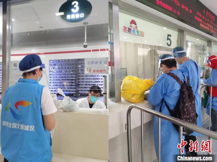 医院通过一系列举措努力保证出行不便的慢性病和常见病患者的用药“不断档”。　仁济医院供图