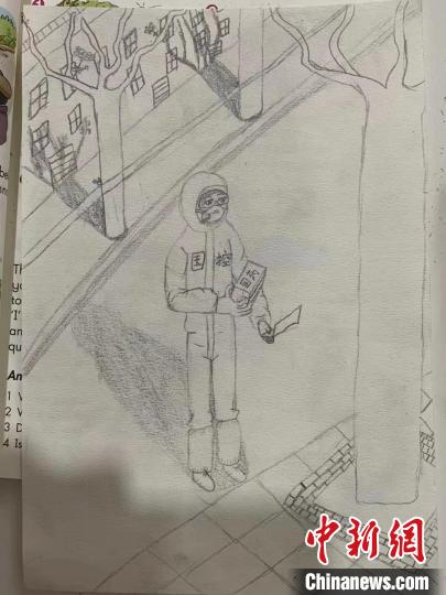 （上海战疫录）一线|女儿画中的“送药”爸爸：她一定会为我骄傲