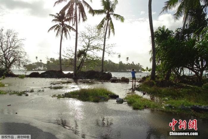资料图:马绍尔群岛一隅。 资料图:马绍尔群岛一隅。
