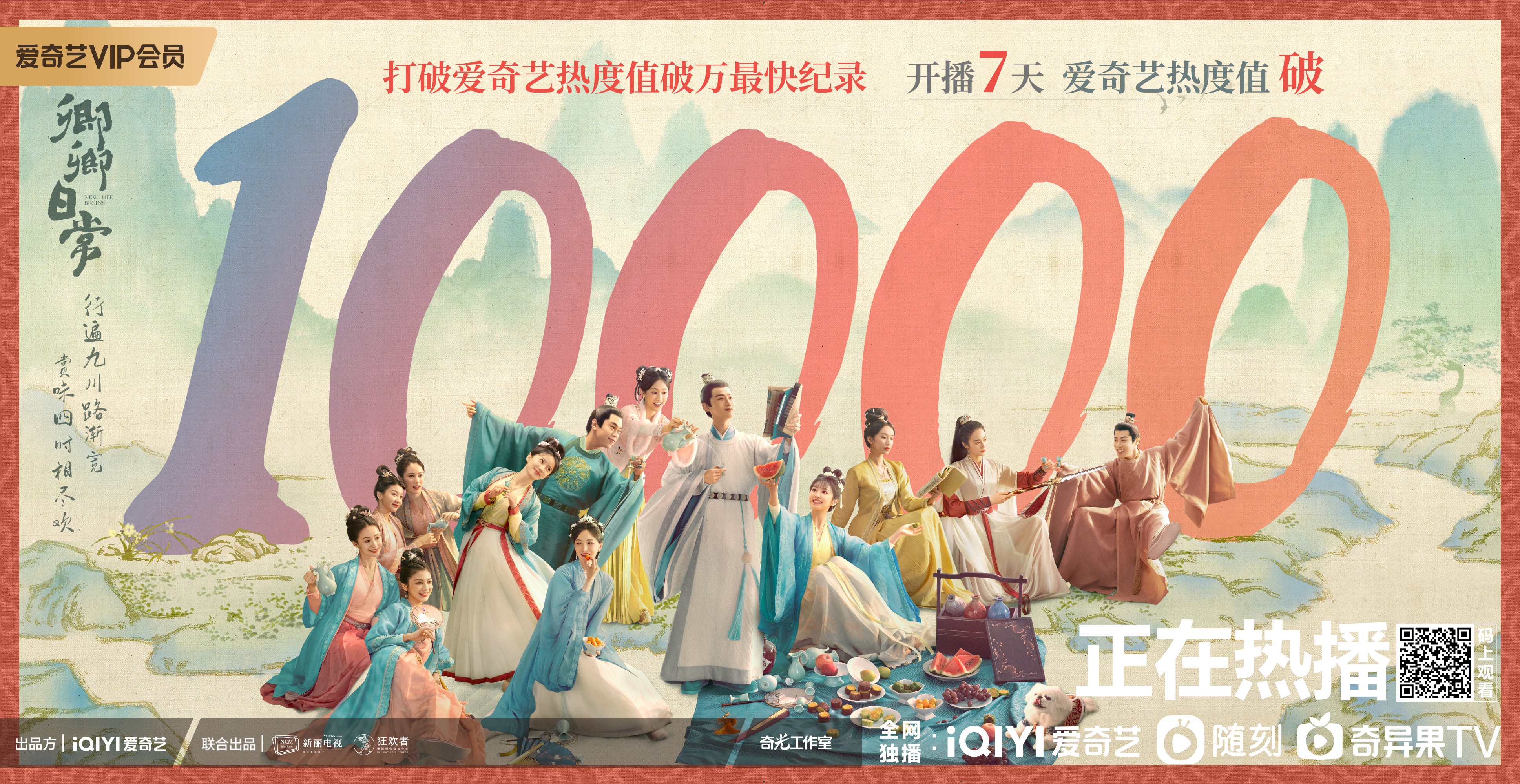 《卿卿日常》内容热度值破10000 爱奇艺今年以来已有四部热度破万剧集