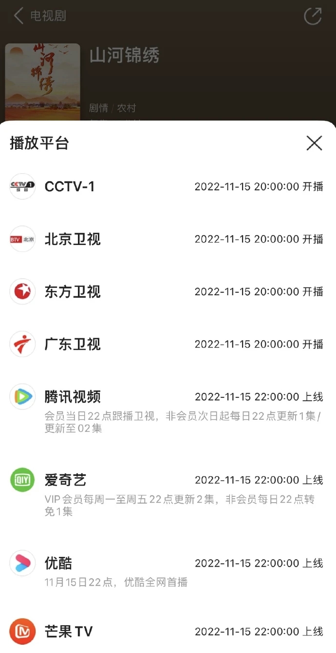 领跑全时段!《山河锦绣》首播收视夺冠!