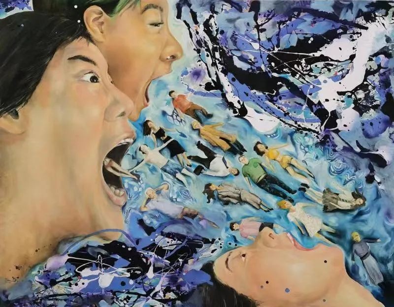 新羽操持·张博源徐依云双人展《走!一起去野泳》亮相上海喜玛拉雅美术馆