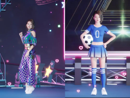 KK直播足球宝贝争霸赛看点满满 数字人米佳佳在线侃球