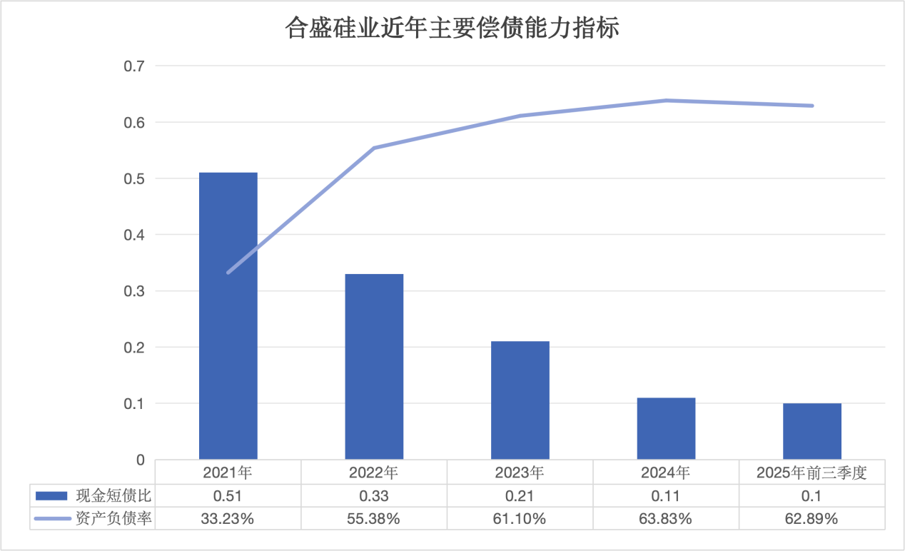 账上现金不足12亿、短债逾百亿：合盛硅业抛58亿定增“自救”