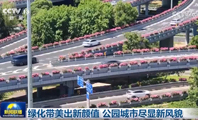 绿化带美出新颜值 公园城市尽显新风貌