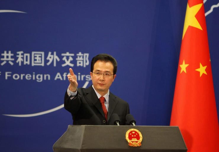 资料图:中国外交部发言人 洪磊