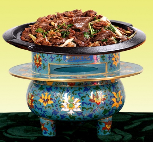 烤肉宛镇店名菜---烤牛肉