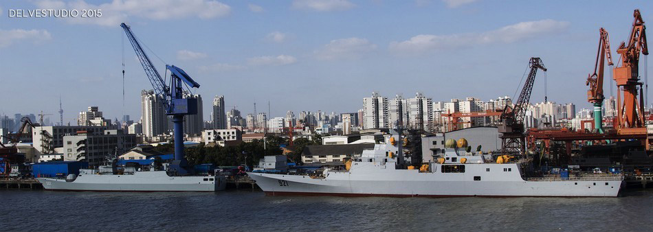 中国出口阿尔及利亚c28a型护卫舰首次试射反舰导弹3