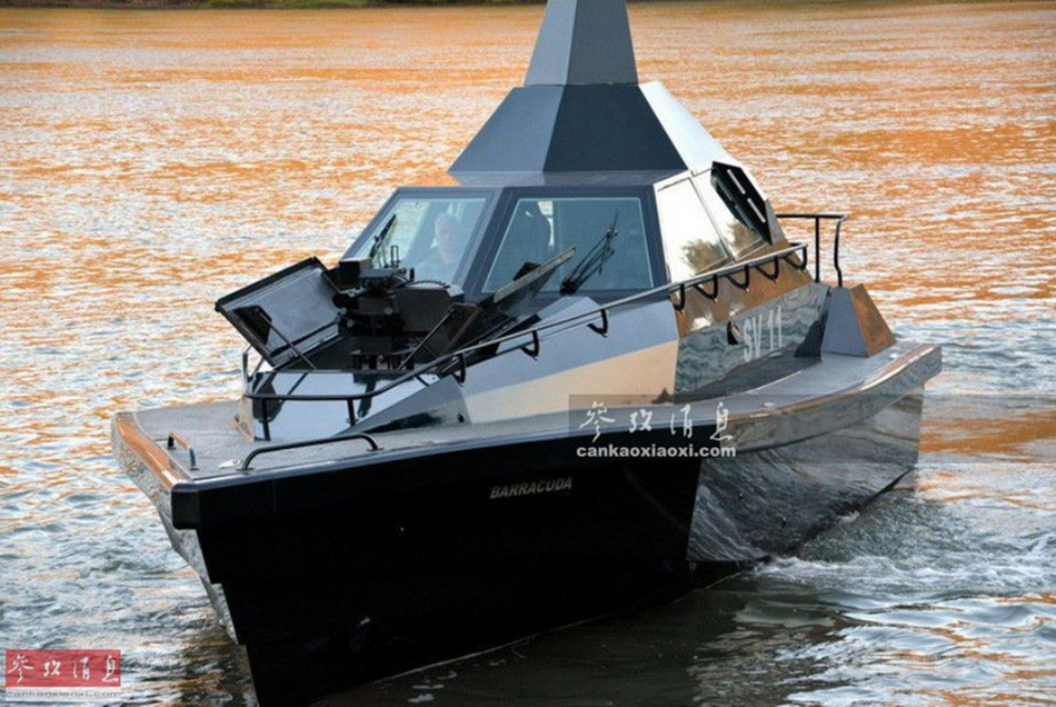 美军梭鱼隐身高速拦截艇不惧巨浪海上飞