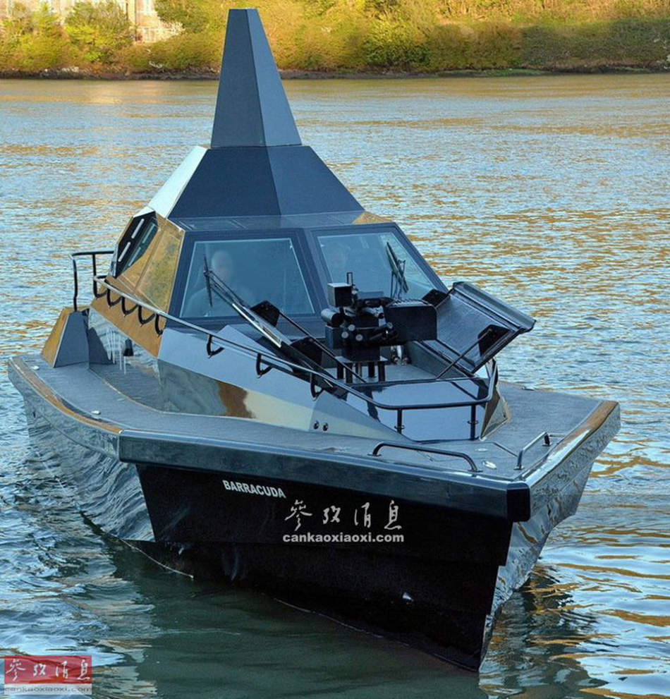 美军梭鱼隐身高速拦截艇不惧巨浪海上飞6