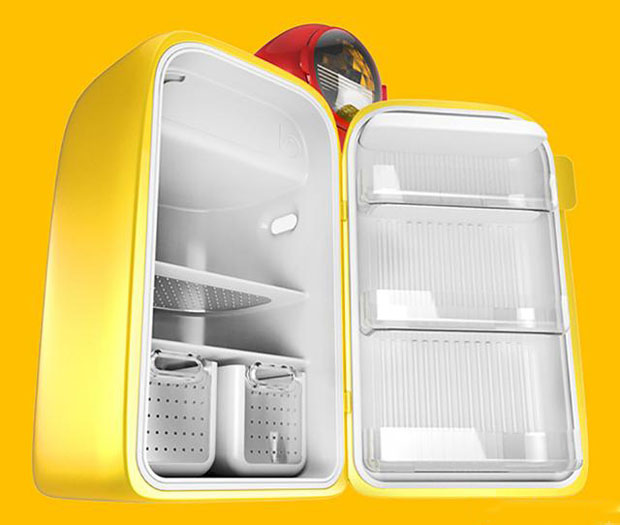 创意无处不在 继55°c杯后55度冰箱又来啦!