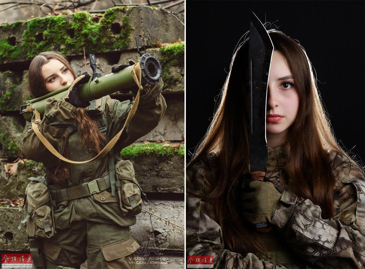 拥枪入眠的俄罗斯美少女网红枪迷elenadeligioz3