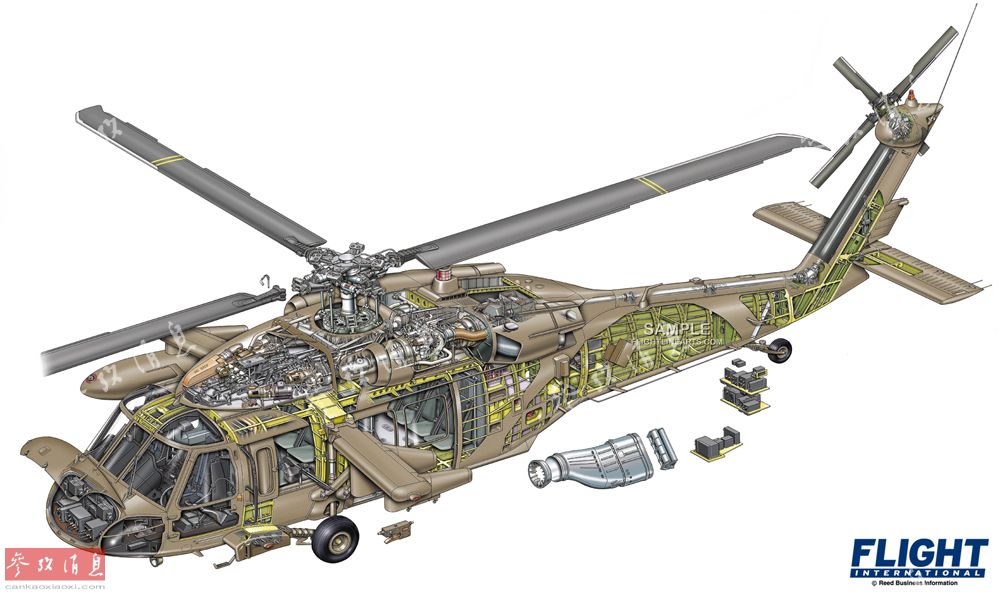 黑鹰凶猛图解uh60系列直升机家族7