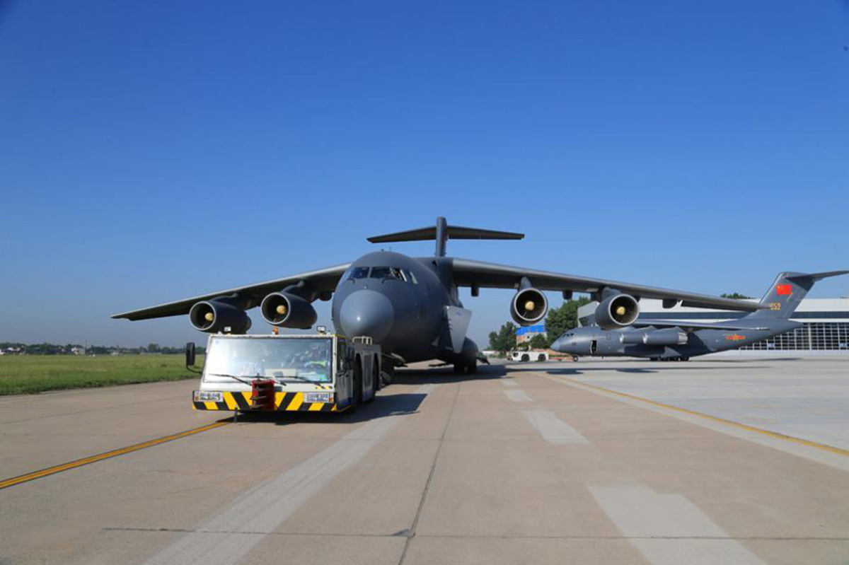 国产首批交付空军运-20大型运输机多角度靓照