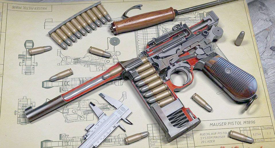 20响驳壳枪红军用7支盒子炮突破1700名马家军骑兵包围7