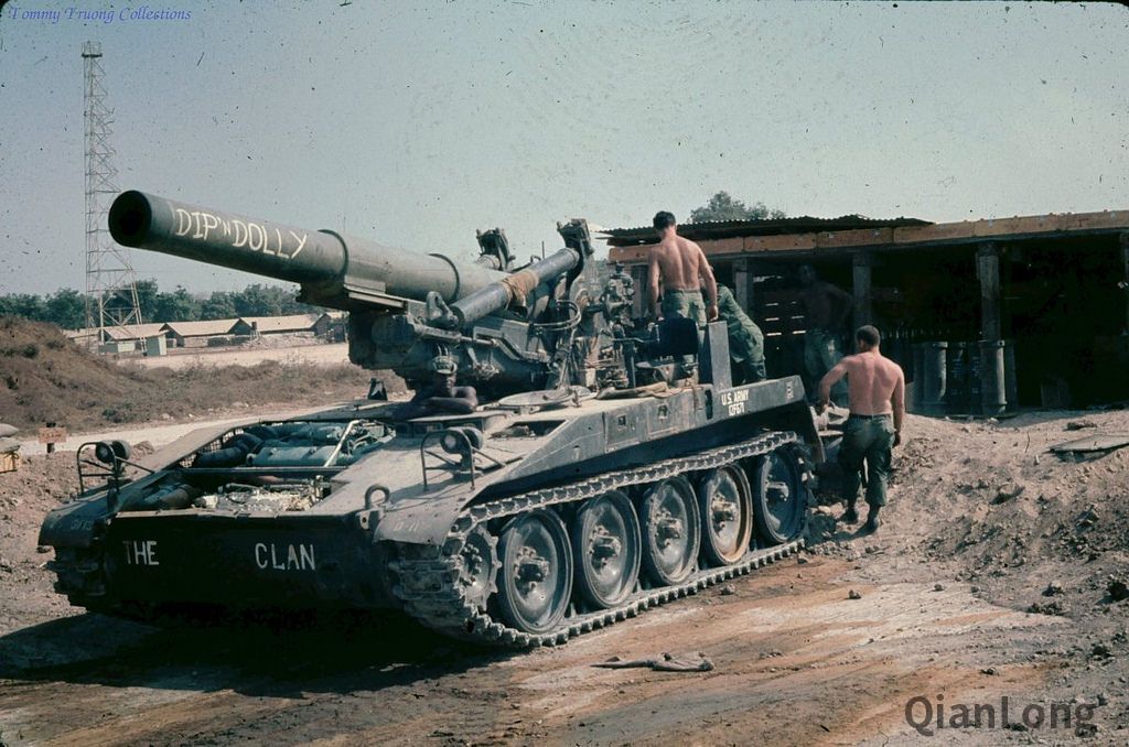 美军m110自行榴弹炮越南战场上口径最大的自行火炮9