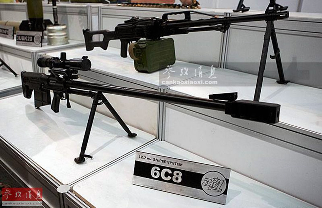 俄军大口径重狙可装甲车ksvk反器材狙击步枪7