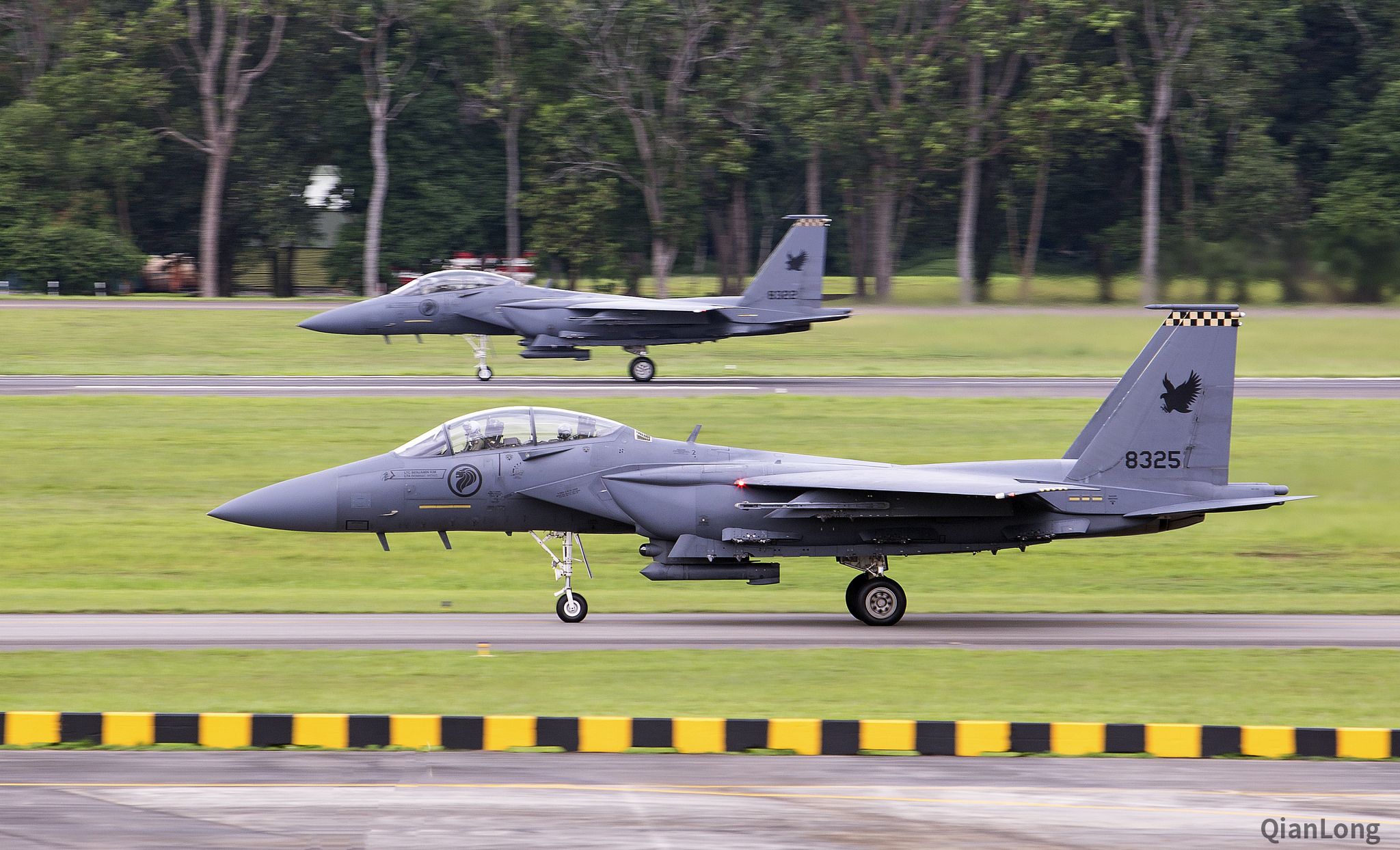 新加坡空军开放日 f-15sg秀机动