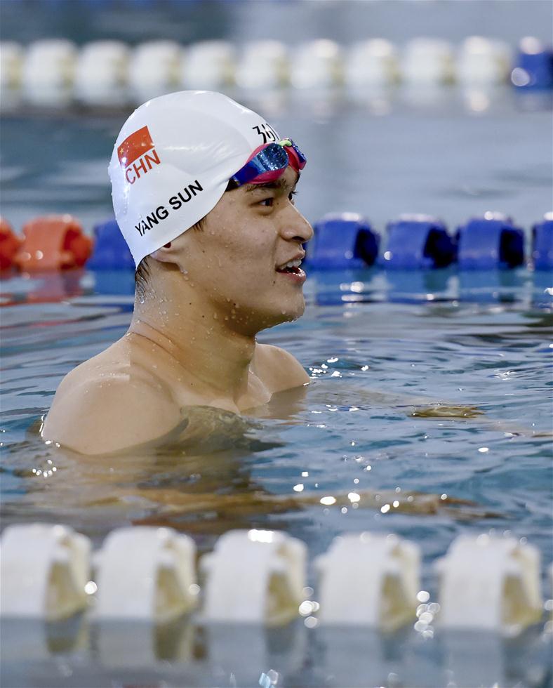 孙杨高原冬训备战世界游泳锦标赛5