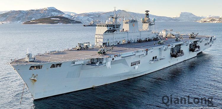 英国海军旗舰"海洋"号两栖攻击舰 退役之际仍担任领航舰