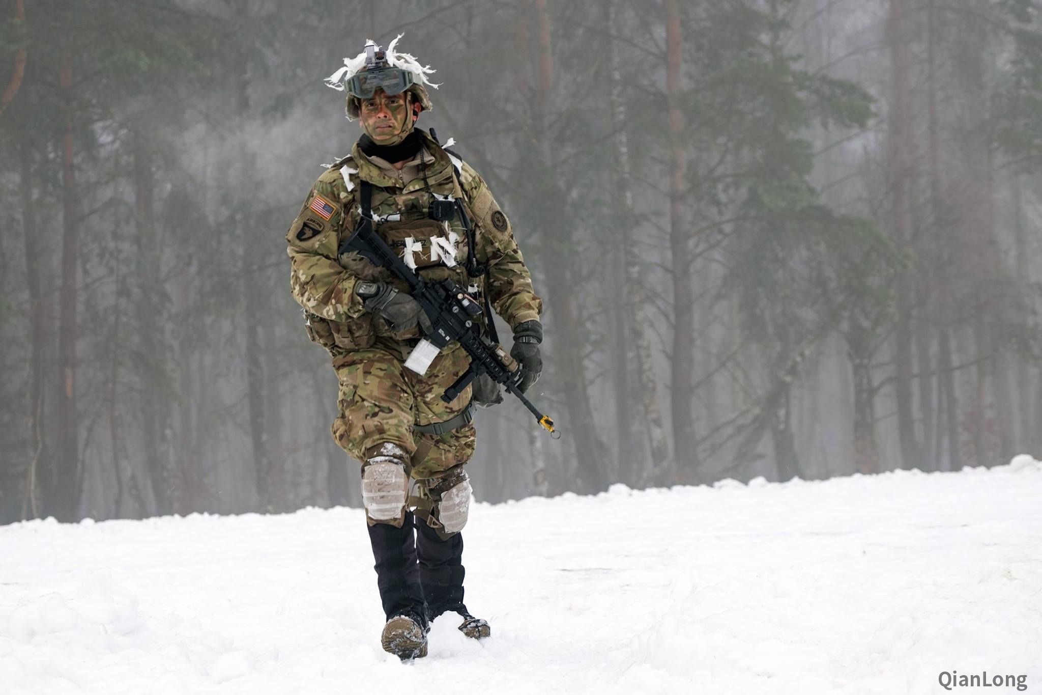 在德国演习的美国陆军m2010esr步枪低调出境3