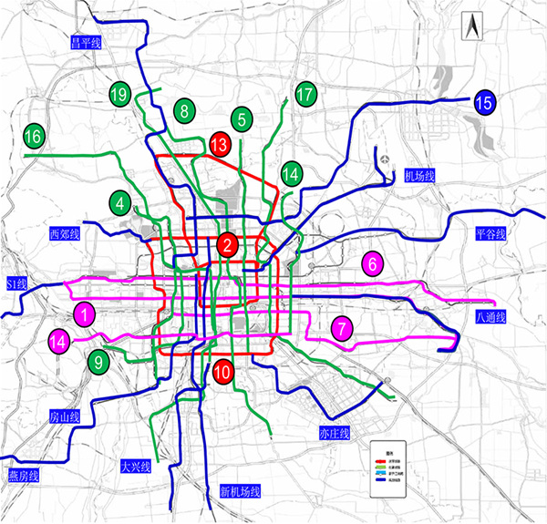 三年后北京将实现"区区"有轨道交通线路