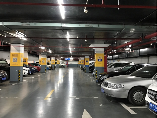 (上海杨浦区兴荣温德姆酒店错峰停车项目)德姆酒店停车场总车位126个