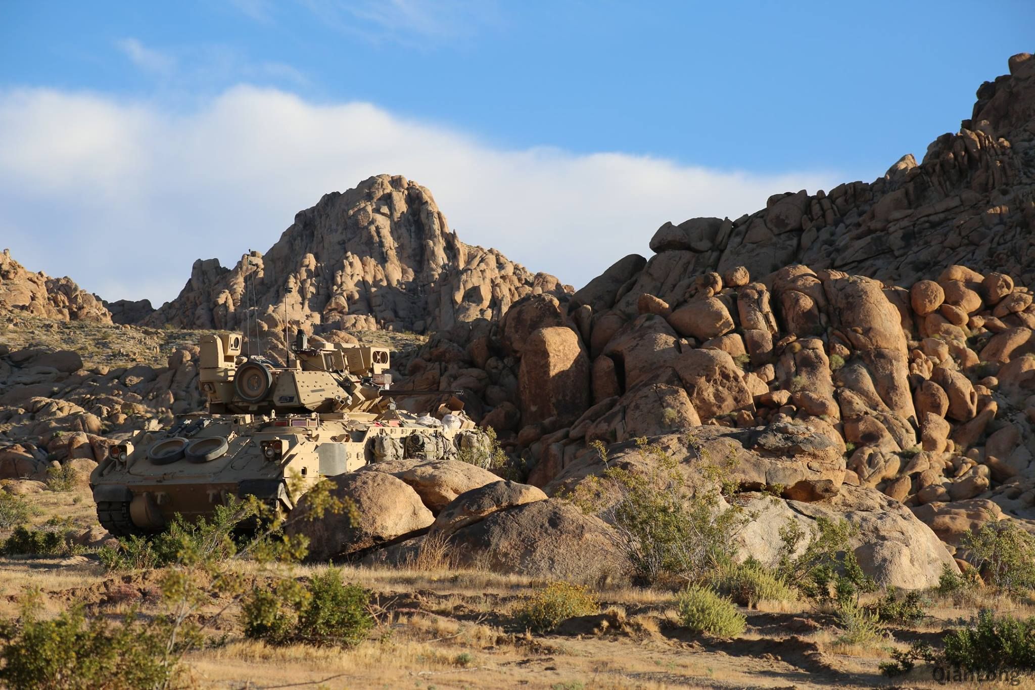 在欧文堡演习的美陆军第1步兵师 自诩为天下第一(5)