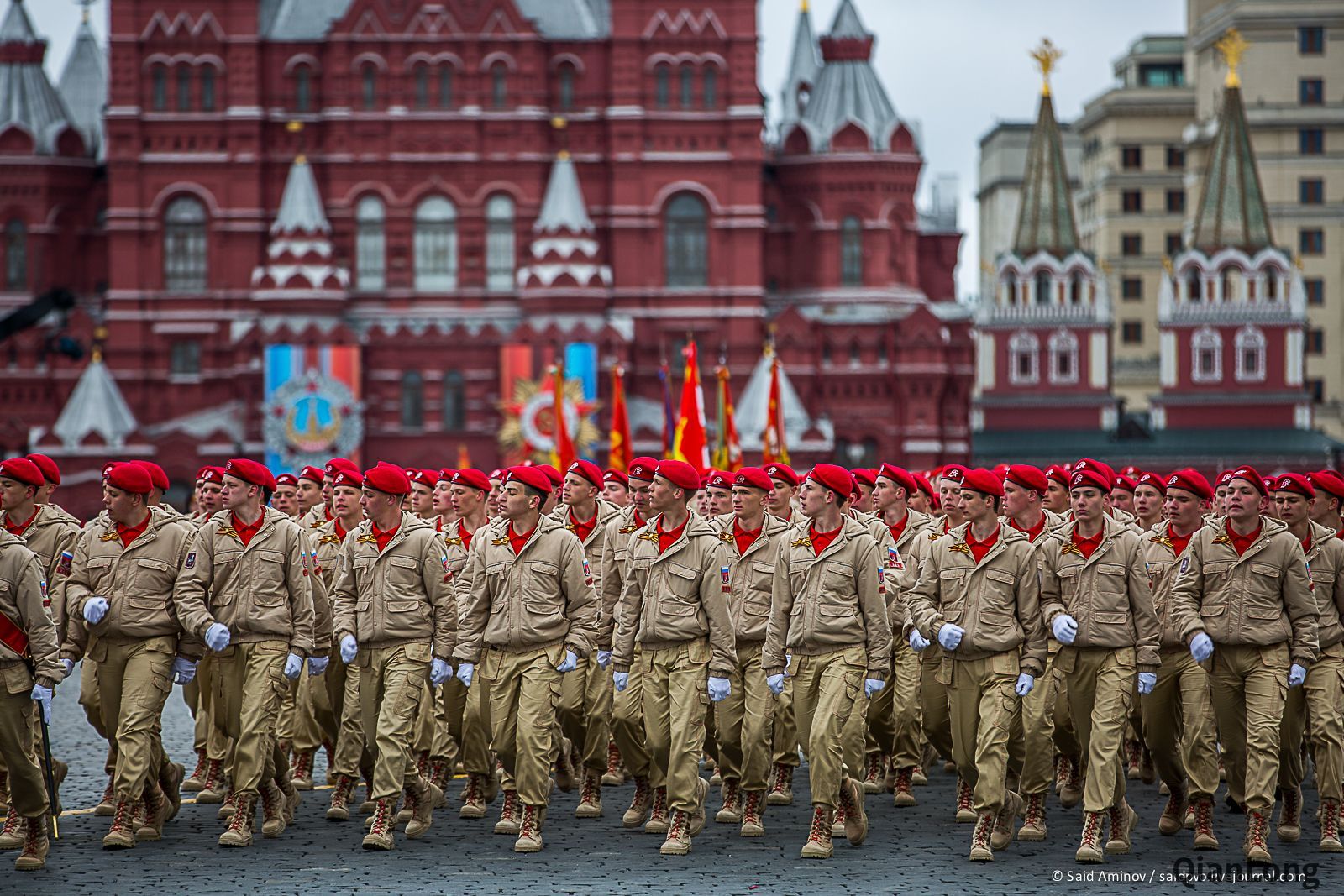 2017年俄罗斯胜利节阅兵式青年近卫军首次亮相13