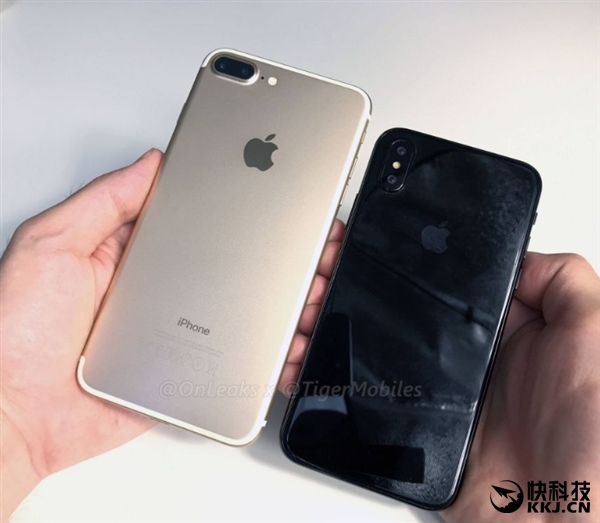 iphone 8外形对比iphone 7:手感更棒