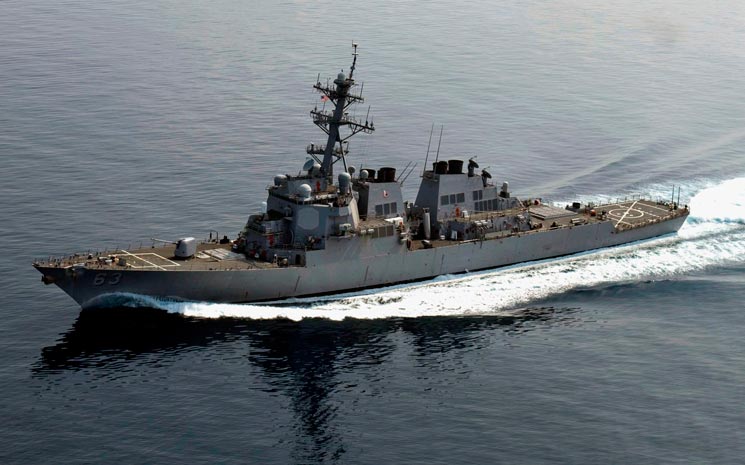 美国海军"阿利·伯克"级导弹驱逐舰"斯坦塞姆"号(uss stethem ddg-63)
