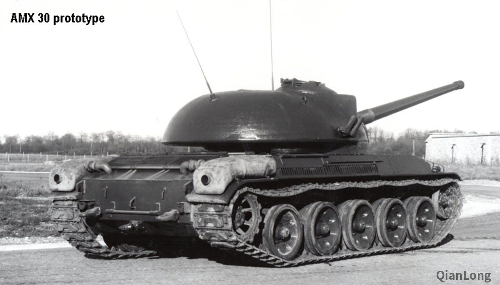 法国amx30坦克原型车欧洲标准坦克的直属后代2