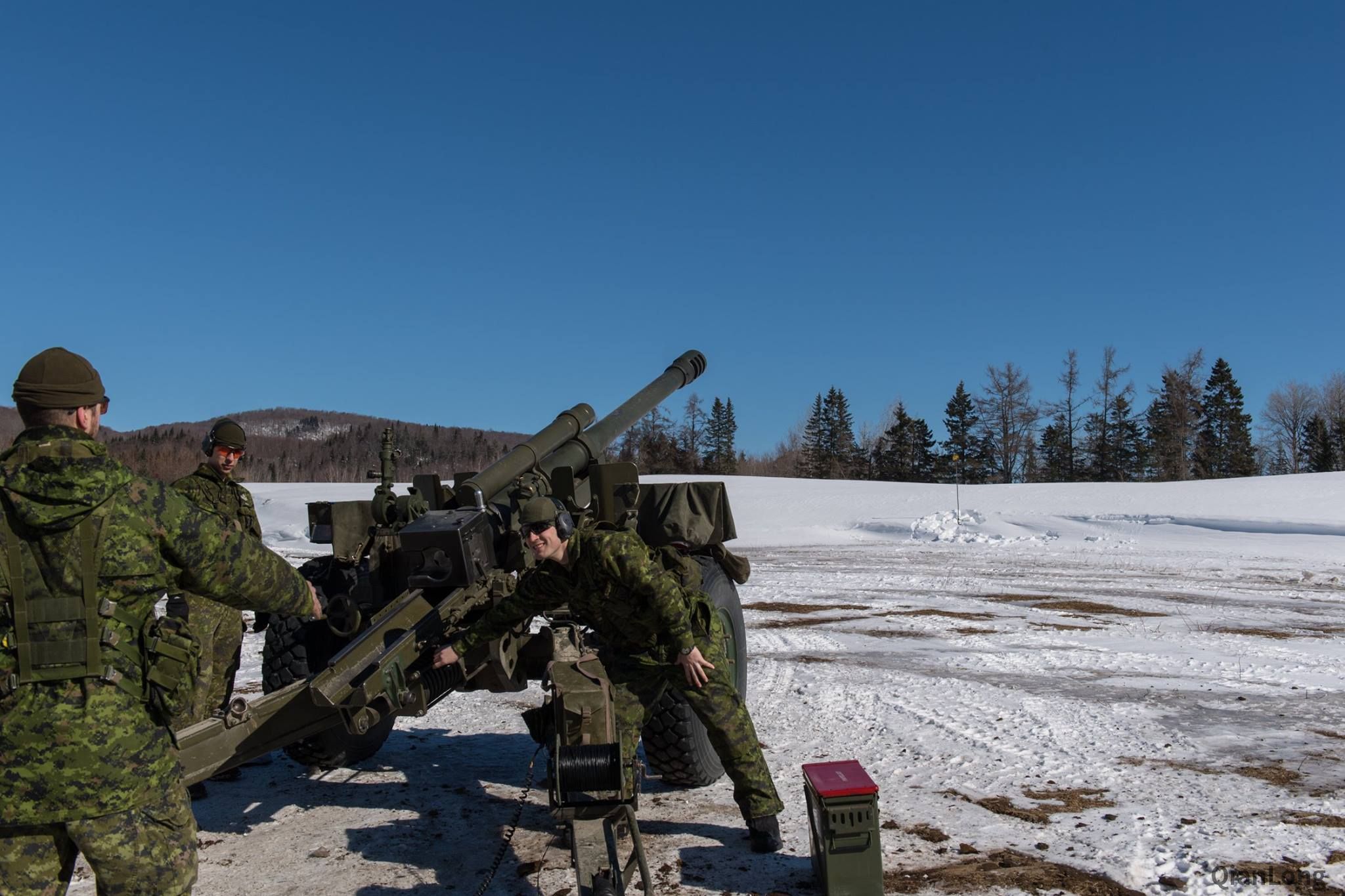 加拿大陆军炮兵训练 火炮口径低于全球主流口径(2)