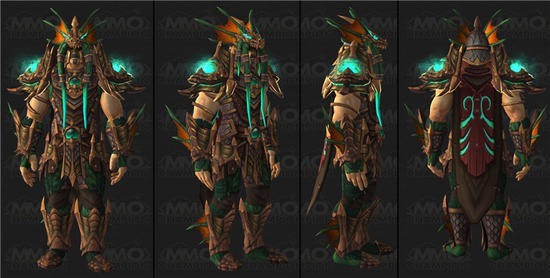 《魔兽世界》全职业t21套装预览 造型酷炫