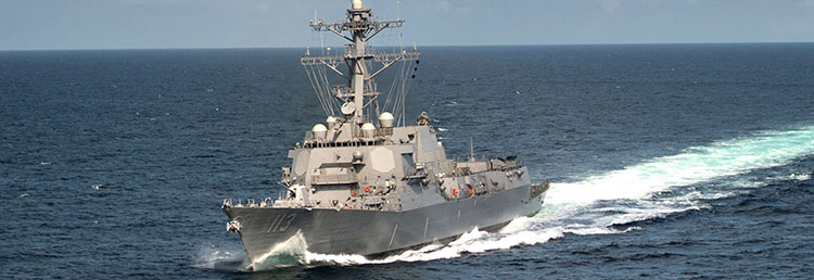 资料图:美军"芬恩"号导弹驱逐舰(uss john finn,ddg 113).