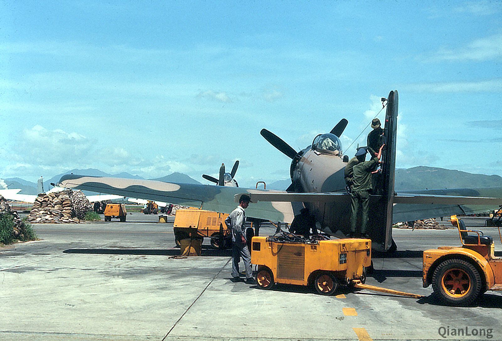 越战时期的美军驻南越空军基地美军大部参战机种都在这里露过脸