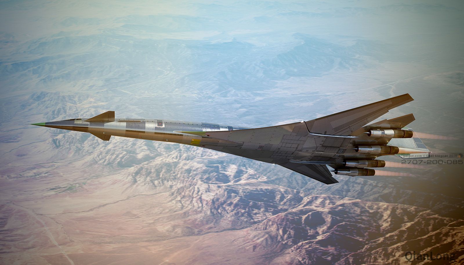 波音2707200超音速客机美国政府直接掏钱的超音速客机项目5