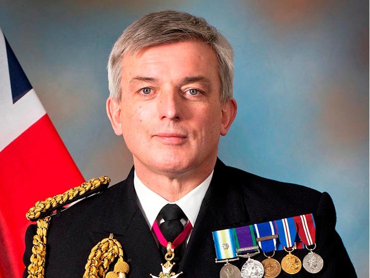 资料图:英国皇家海军第一海军大臣 菲利普&middot;琼斯(philip jones)