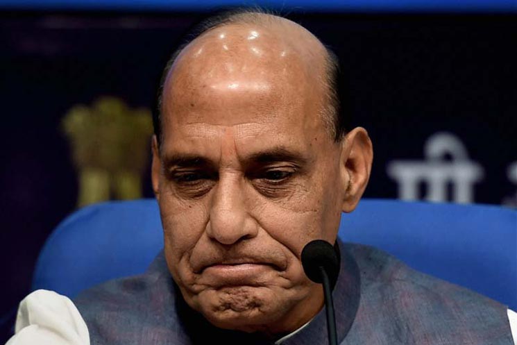 印度内政部长辛格拉杰纳特·辛格(rajnath singh)