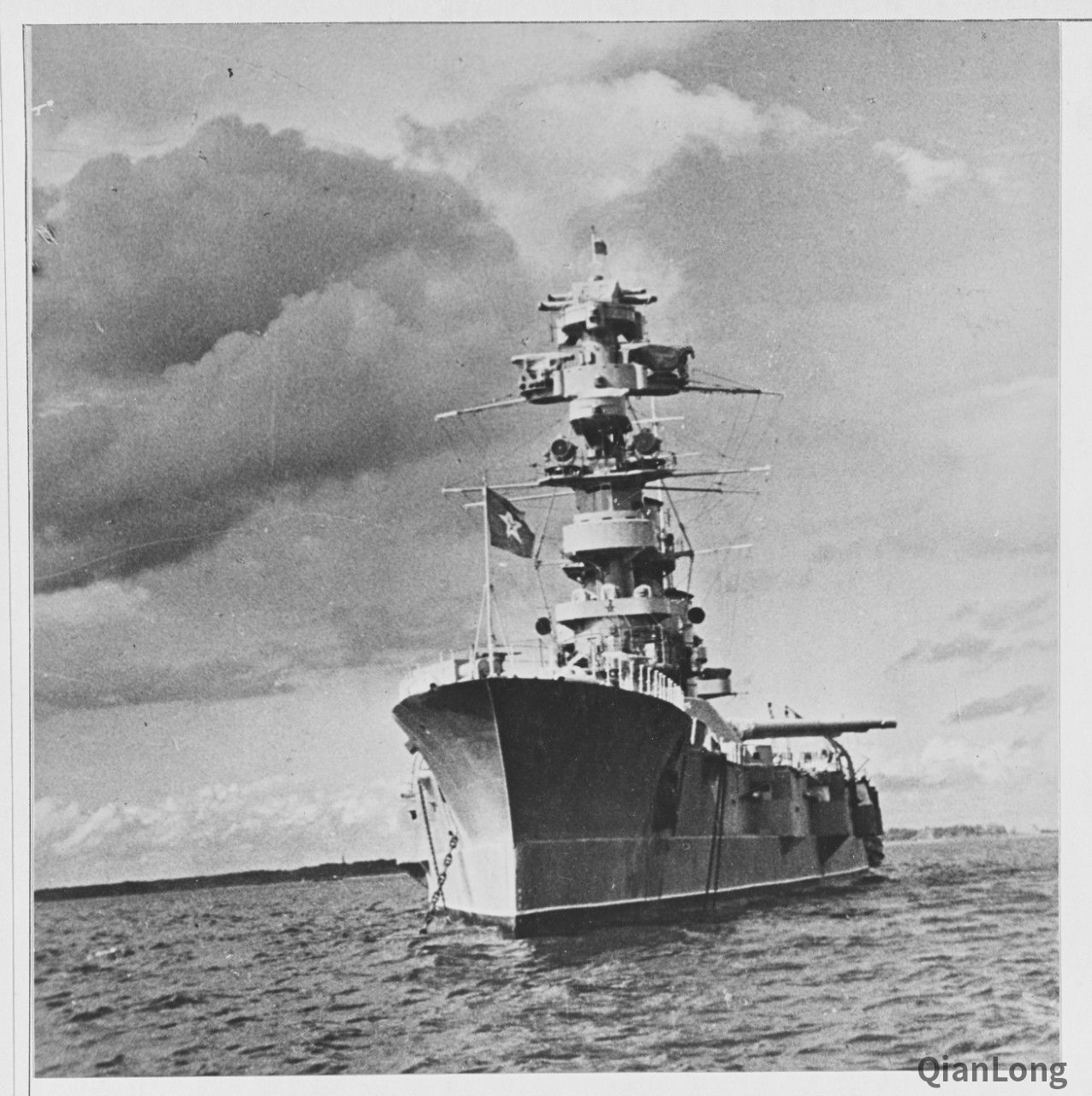 在波罗的海上训练的马拉号战列舰唯一一级在苏联海军服役的战列舰