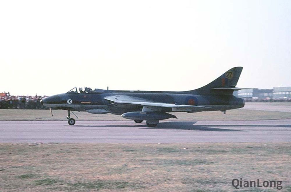 1973年的英国航展 荷兰空军f-104g战斗机晾肚皮(7)