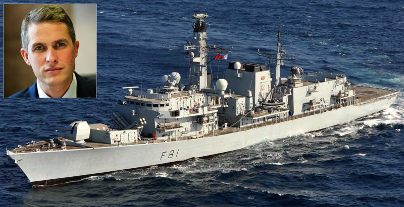 &nbsp;资料图:图为英国皇家海军23型护卫舰(type 23 frigate)"萨瑟兰"