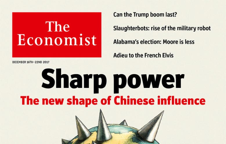 china-sharp-power-779x1024图为英国最新一期《经济学人(the