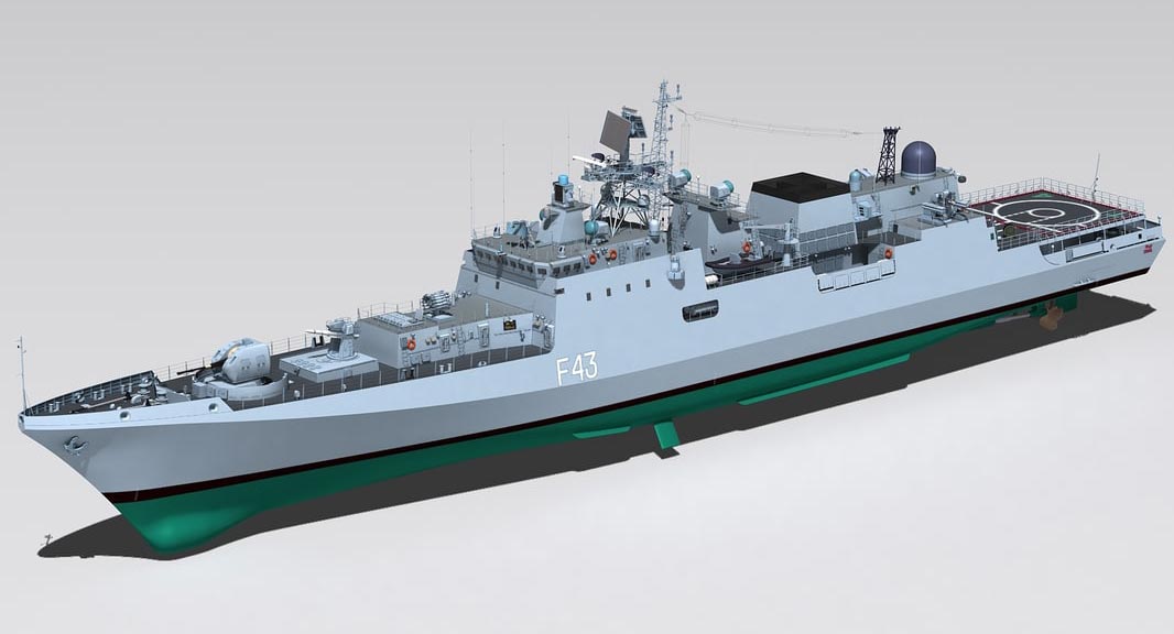 简氏:印度再向俄采购四艘"塔尔瓦"级护卫舰 总价超30亿美元