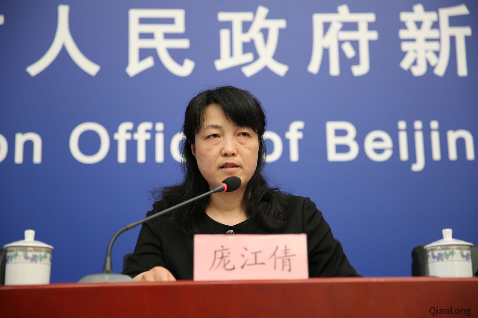 北京市统计局副局长、新闻发言人庞江倩